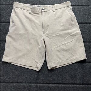 Callaway Tan Flat Front Shorts Lightweight and Versatile